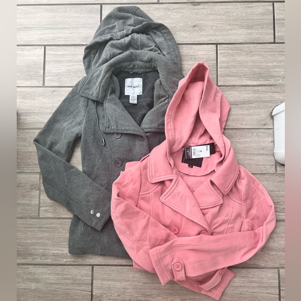 Lot of 2 womens M pea coats